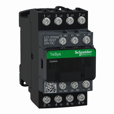 Stycznik mocy TeSys D AC1 25A 4P 1Z 1R kolejowy cewka 24VDC LC1DT256BDS207 SCHNEIDER (LC1DT256BDS207)